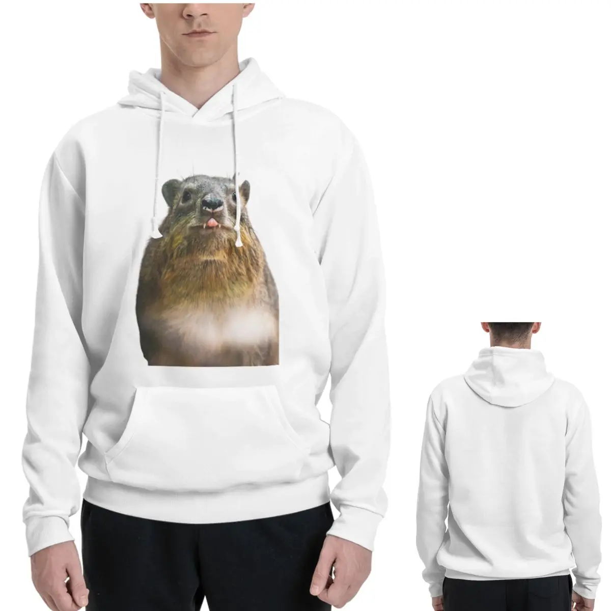 Winter Clothing Photo - เสื้อฮู้ดลายร็อคไฮรักซ์น่ารัก ลายแวมไพร์มันฝรั่ง เสื้อสเวตเชิ้ตผู้ชายผู้หญิง สไตล์ลำลอง ฮาราจูกุ แขนยาว
