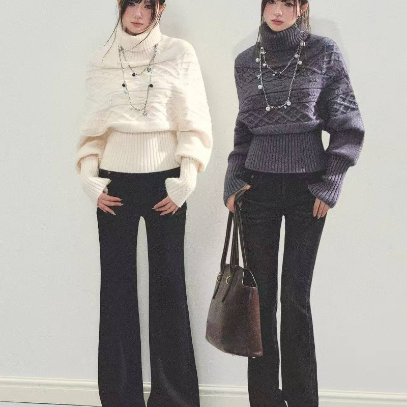 เสื้อสเวตเตอร์คอเต่าผู้หญิงสไต - Winter Clothing Korean บทวิจารณ์และราคา