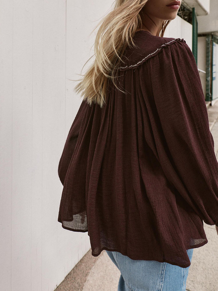 เสื้อเชิ้ตลำลองปักลูกปัดแฟชั่น - Winter Clothing Trends 2025 บทวิจารณ์และราคา