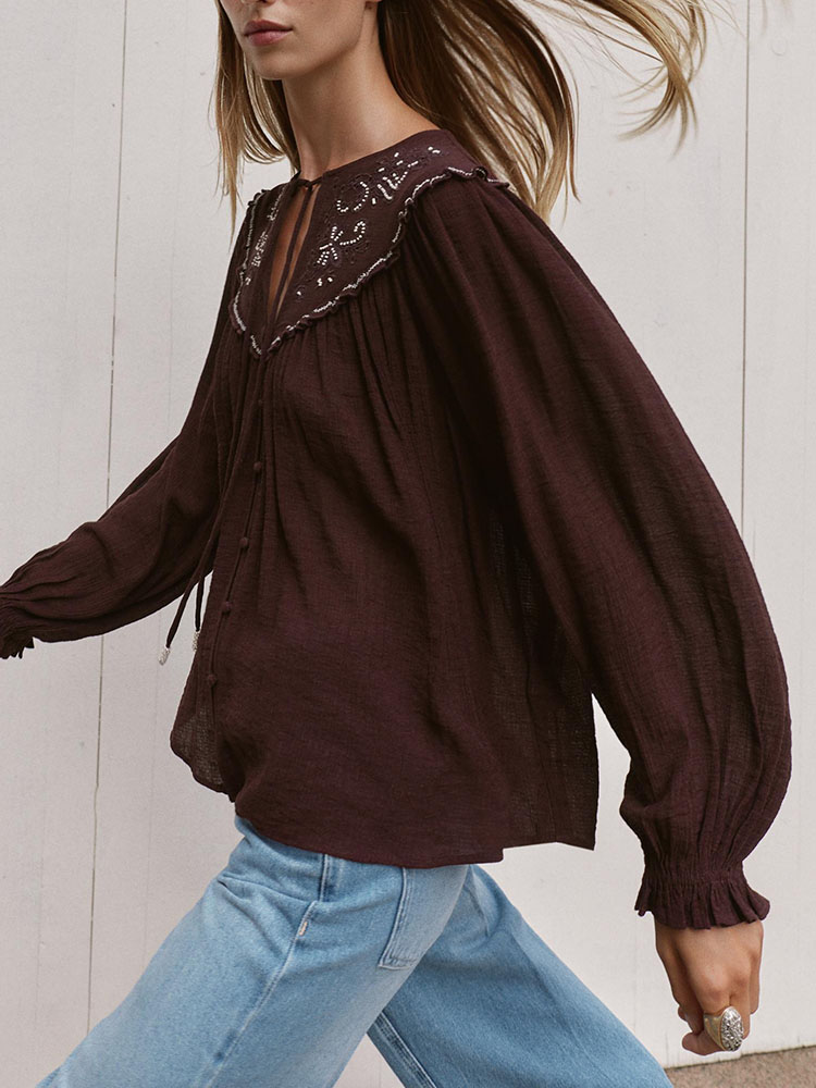 เสื้อเชิ้ตลำลองปักลูกปัดแฟชั่น - Winter Clothing Trends 2025 บทวิจารณ์และราคา