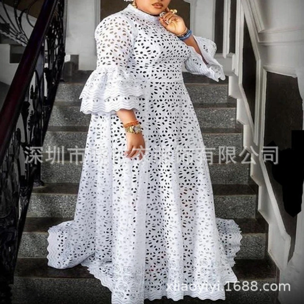 สีขาวชุดผู้หญิง Flare Sleeve O - Winter Clothing Trends 2025 บทวิจารณ์และราคา