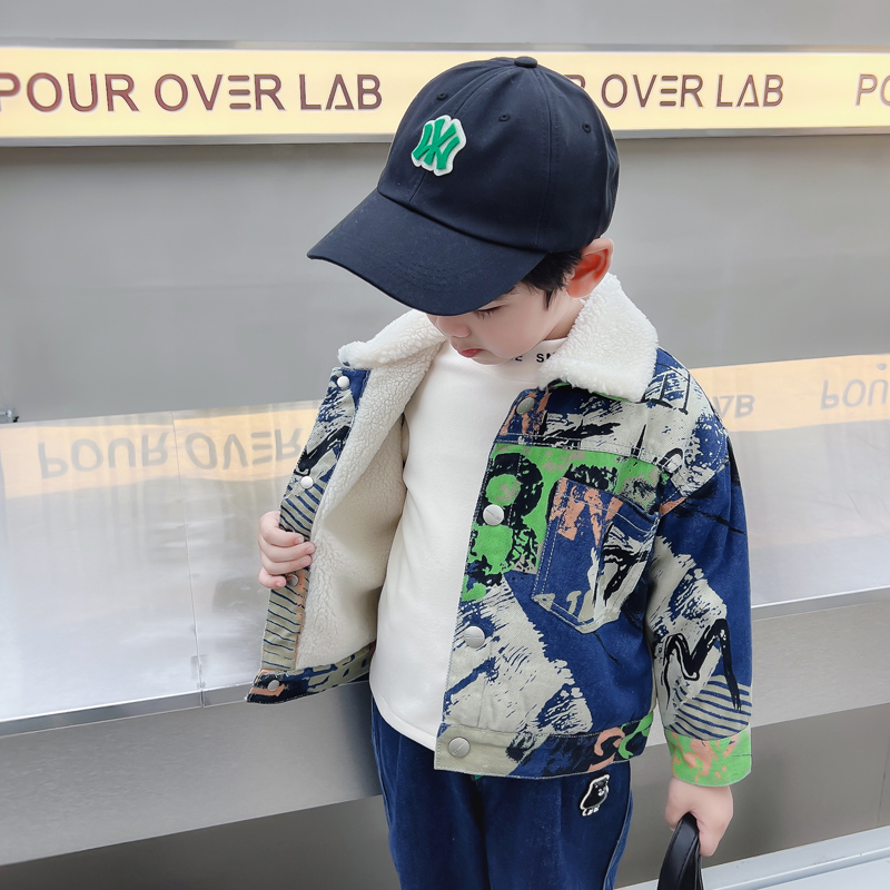 เสื้อแจ็คเก็ตเดนิมเด็กอุ่นสบาย - Winter Clothing Drawing For Kids บทวิจารณ์และราคา