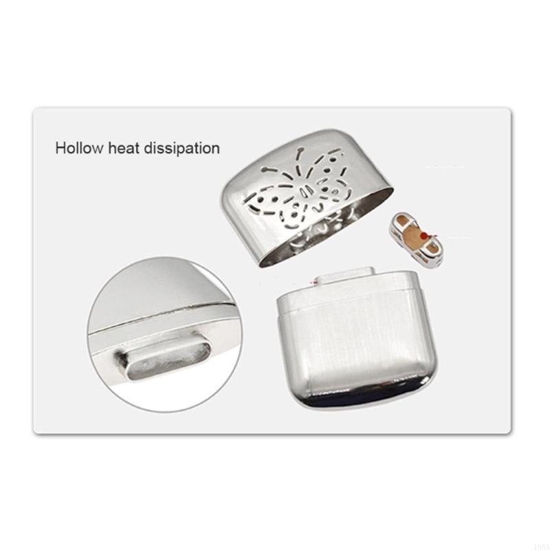 2pcs สังกะสีอัลลอยด์กระเป๋ามือ - Hand Warmer Reusable บทวิจารณ์และราคา