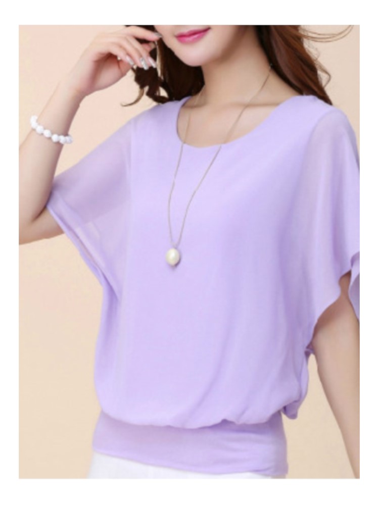 ฤดูร้อนใหม่ O คอสั้นแขนหลวมแฟช - Winter Clothing Trends 2025 บทวิจารณ์และราคา
