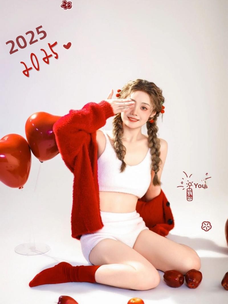 เสื้อสเวตเตอร์สีแดงฤดูใบไม้ร่ว - Winter Clothing Photo บทวิจารณ์และราคา